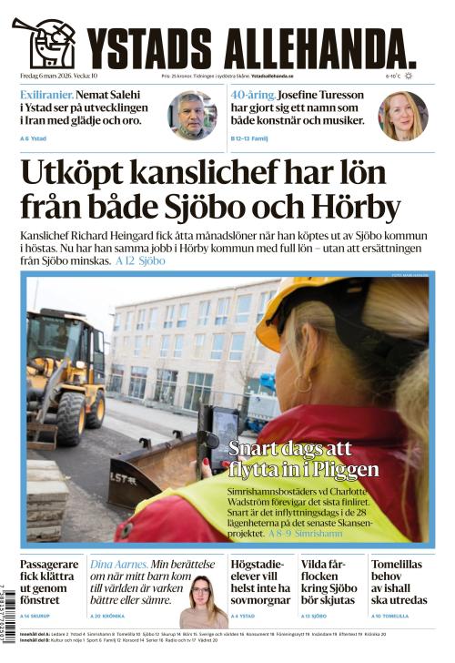 Ystads Allehanda 6.3.2026