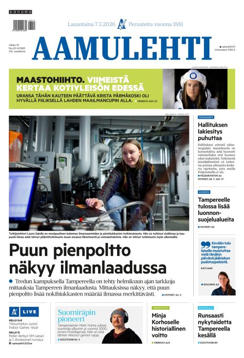 Aamulehti 7.3.2026