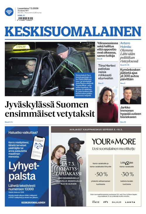 Keskisuomalainen 7.3.2026