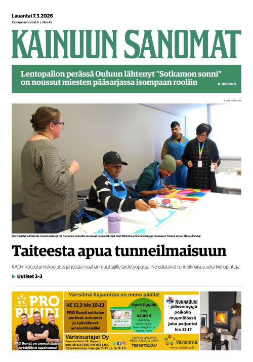 Kainuun Sanomat 7.3.2026