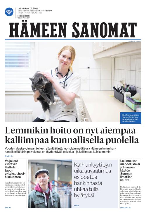 Hämeen Sanomat 7.3.2026