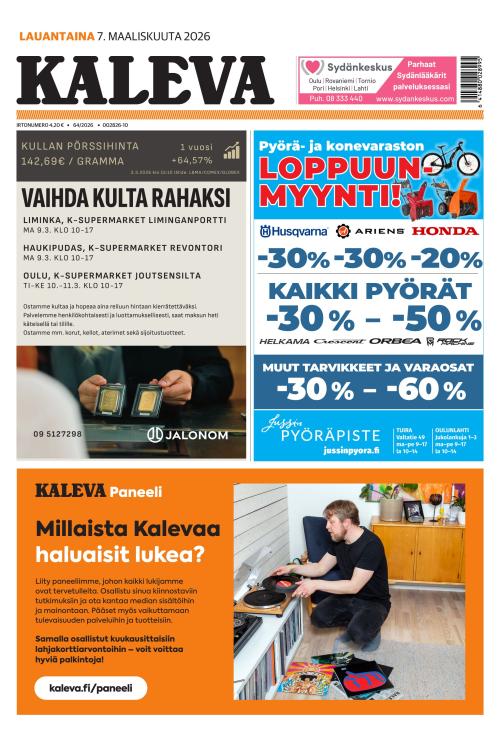 Kaleva 7.3.2026