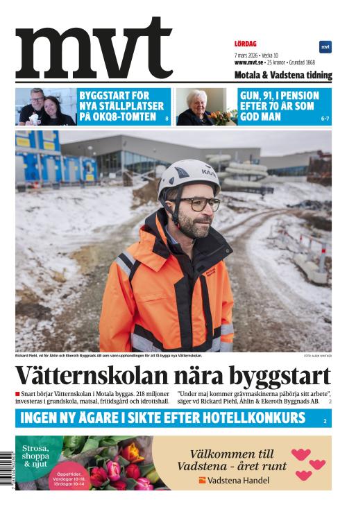 Motala Vadstena Tidning 7.3.2026