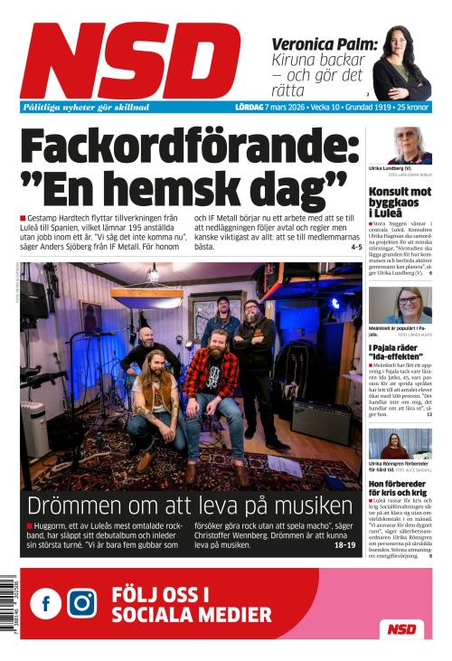Norrländska Socialdemokraten 7.3.2026