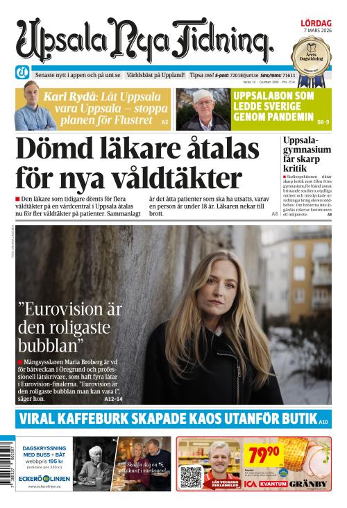 Upsala Nya Tidning 7.3.2026