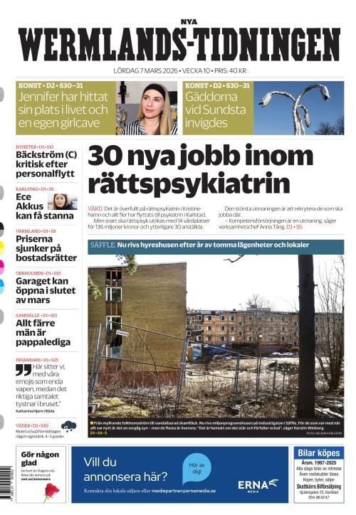 Nya Wermlands-Tidningen 7.3.2026