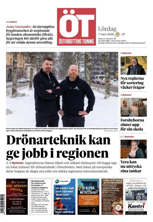 Österbottens Tidning 7.3.2026