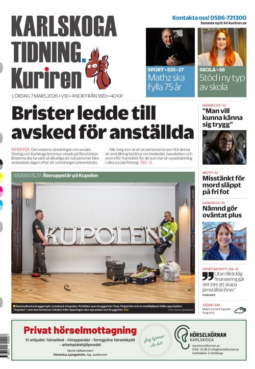 Karlskoga Tidning-Kuriren 7.3.2026