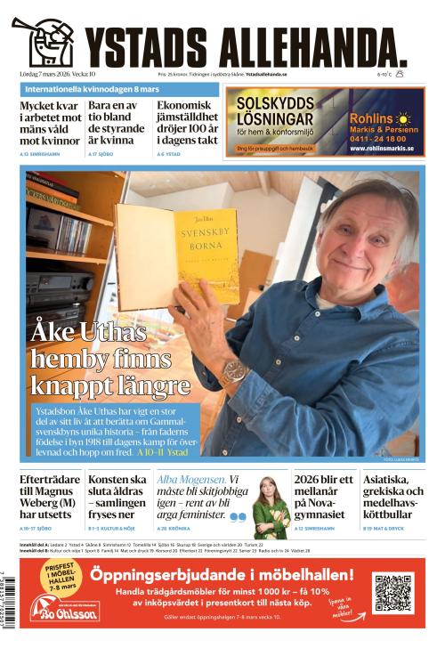 Ystads Allehanda 7.3.2026