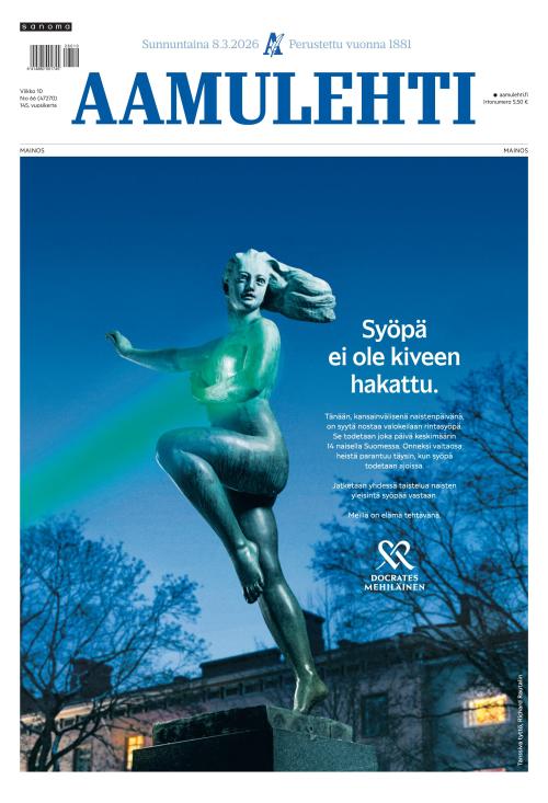 Aamulehti 8.3.2026