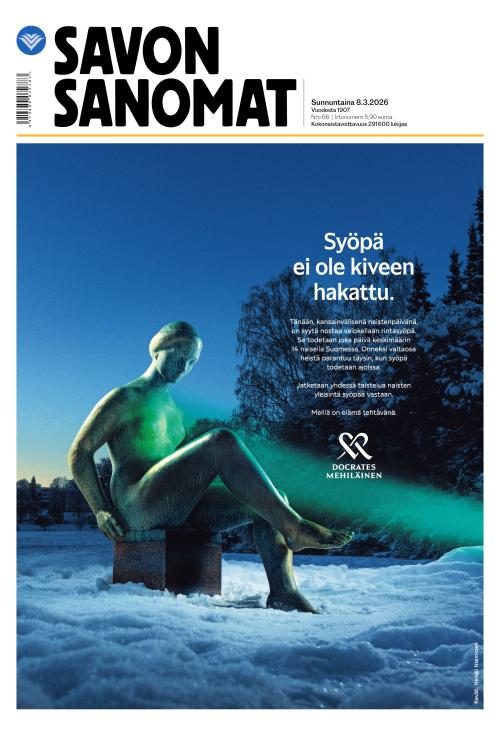Savon Sanomat 8.3.2026
