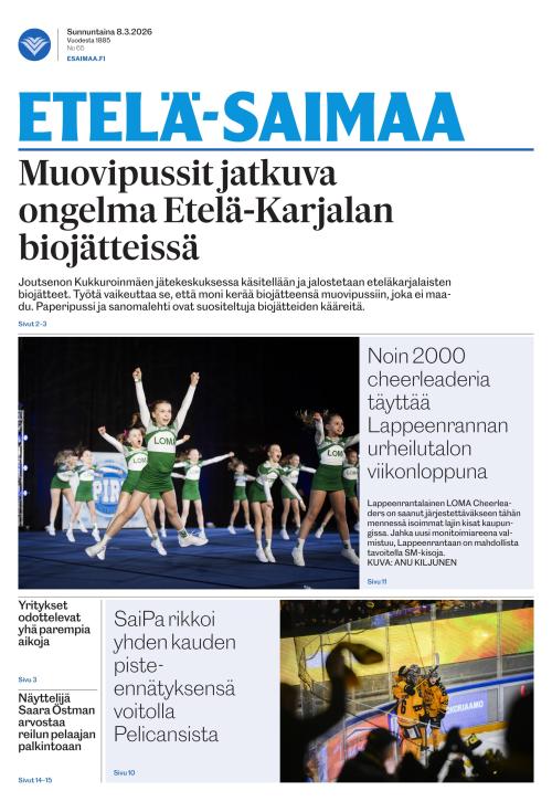 Etelä-Saimaa 8.3.2026