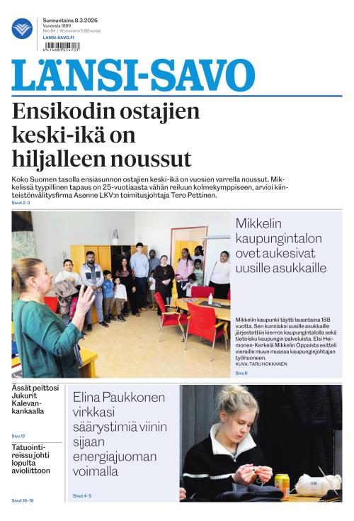 Länsi-Savo 8.3.2026