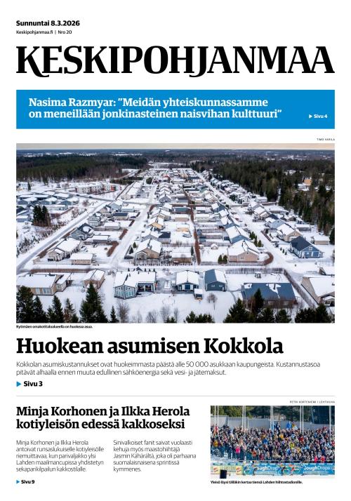 Keskipohjanmaa 8.3.2026