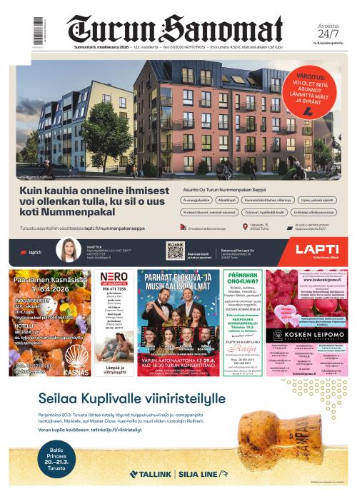 Turun Sanomat 8.3.2026
