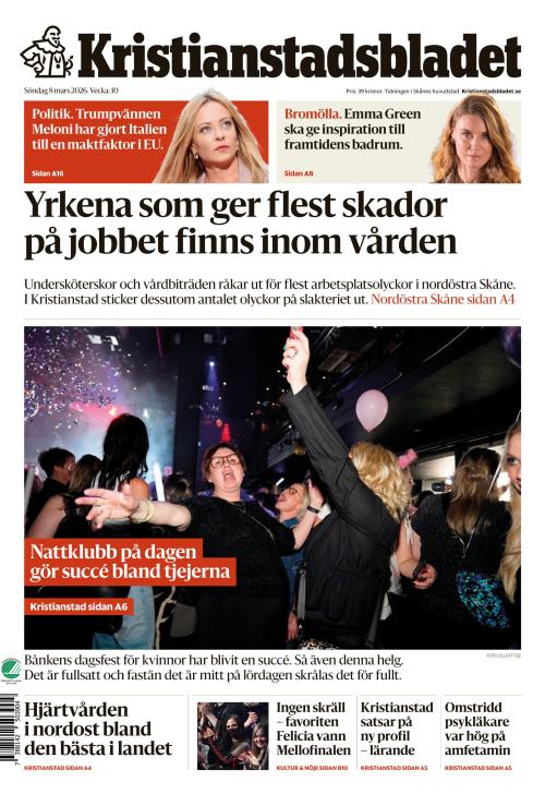 Kristianstadsbladet 8.3.2026