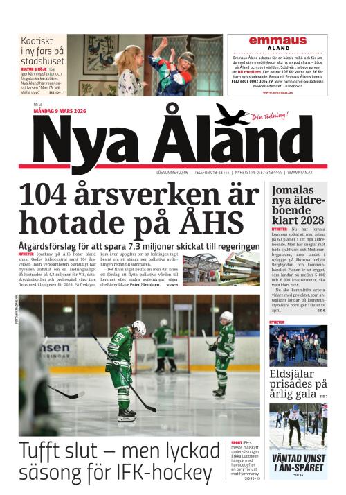Nya Åland 9.3.2026