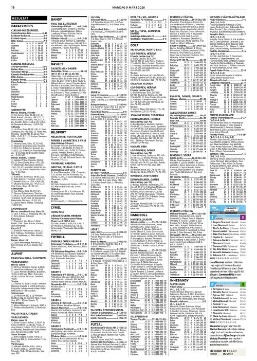 Göteborgs-Posten 9.3.2026