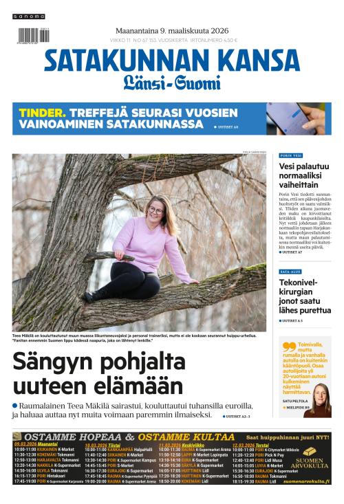 Satakunnan Kansa Länsi-Suomi 9.3.2026