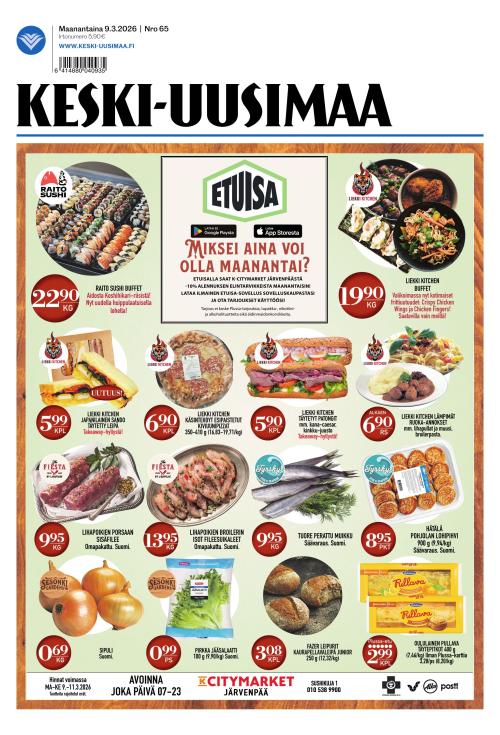 Keski-Uusimaa 9.3.2026