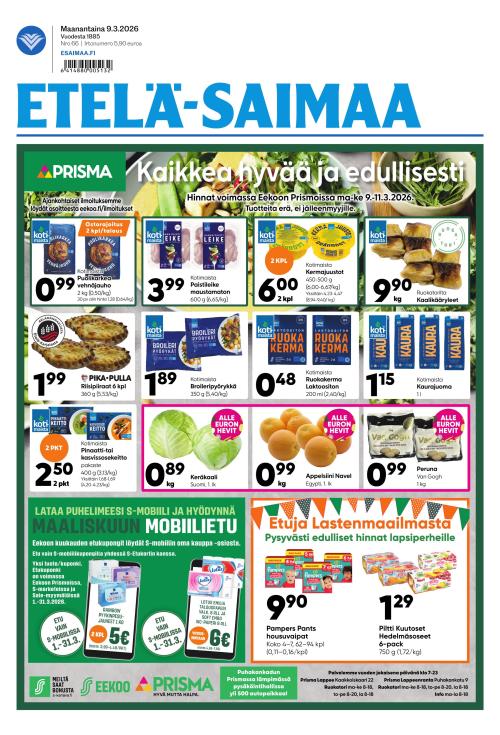 Etelä-Saimaa 9.3.2026