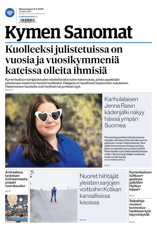Kymen Sanomat 9.3.2026