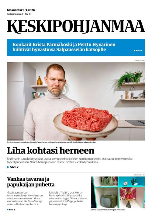 Keskipohjanmaa 9.3.2026