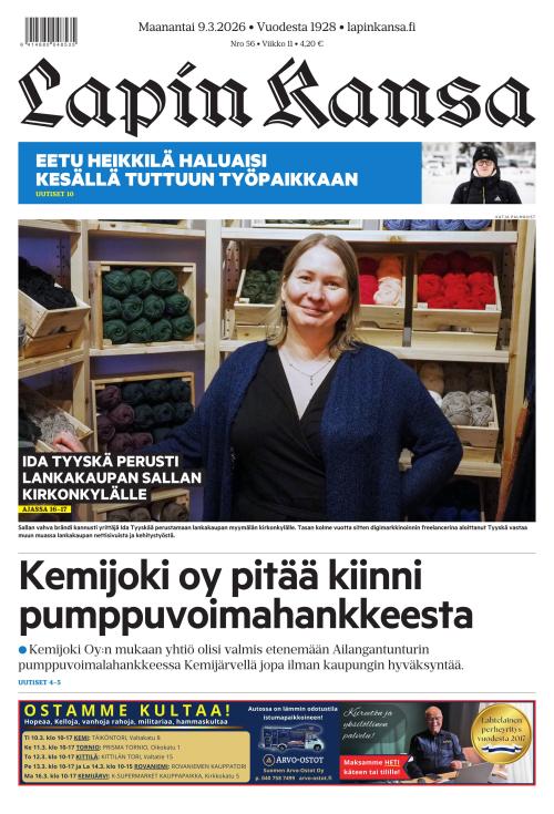 Lapin Kansa 9.3.2026