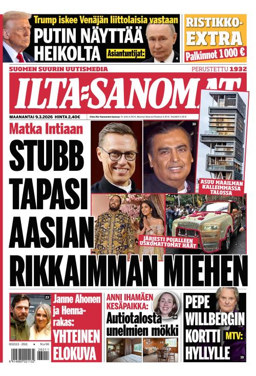 Ilta-Sanomat 9.3.2026