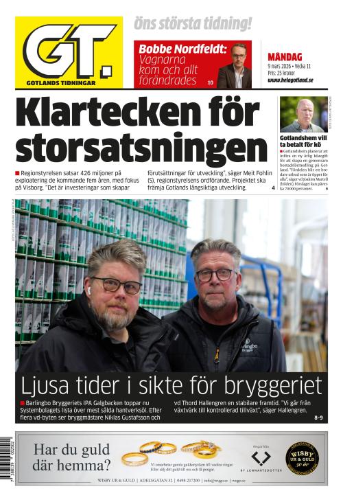 Gotlands Tidningar 9.3.2026