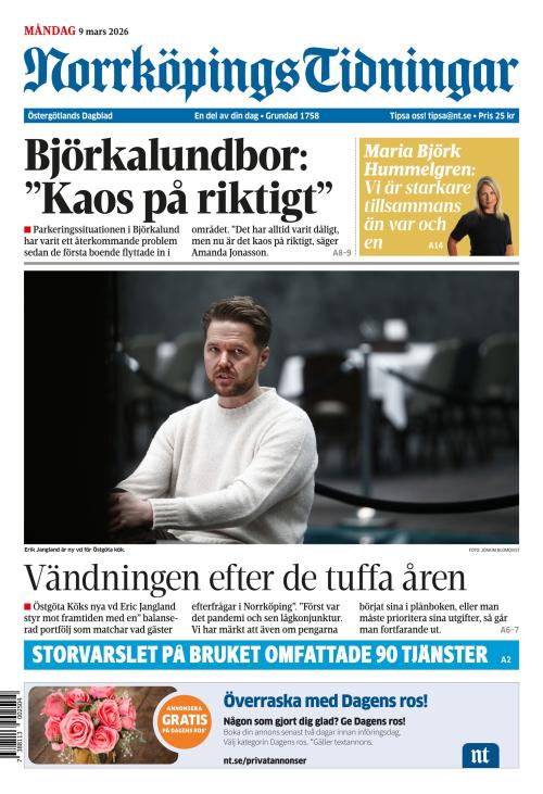 Norrköpings Tidningar 9.3.2026