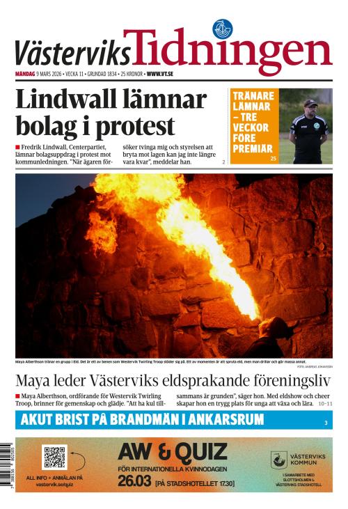Västerviks-Tidningen 9.3.2026