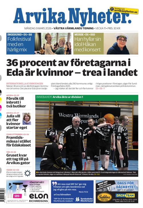 Arvika Nyheter 9.3.2026