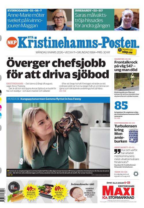 Nya Kristinehamns-Posten 9.3.2026