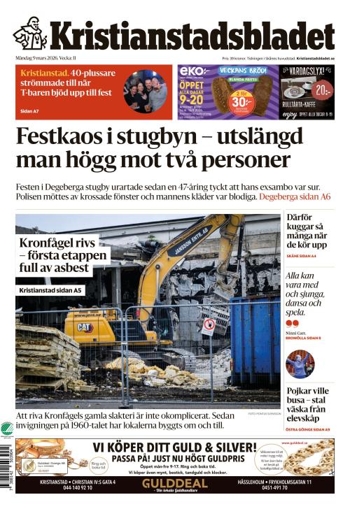 Kristianstadsbladet 9.3.2026