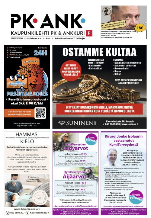 Kaupunkilehti Pohjois-Kymenlaakso 11.3.2026