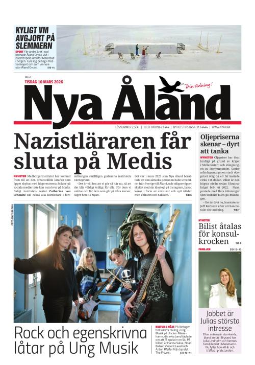 Nya Åland 10.3.2026