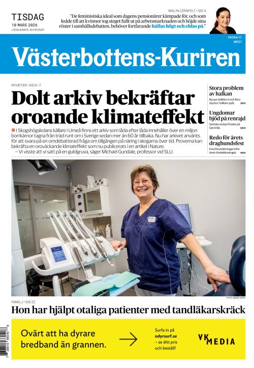 Västerbottens-Kuriren (SE) 10.3.2026
