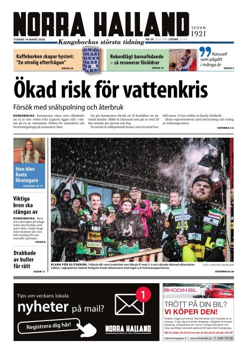 Norra Halland 10.3.2026