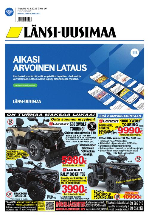 Länsi-Uusimaa 10.3.2026