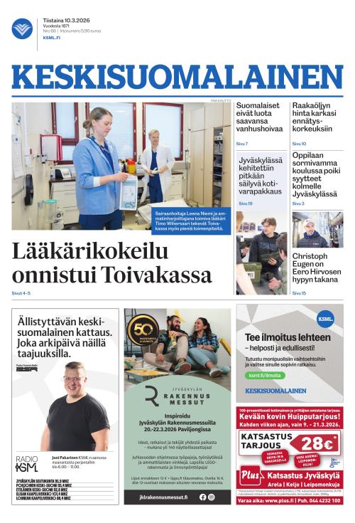 Keskisuomalainen 10.3.2026