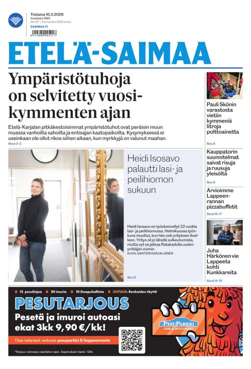 Etelä-Saimaa 10.3.2026