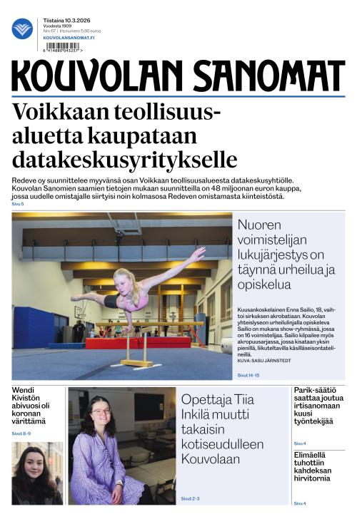 Kouvolan Sanomat 10.3.2026