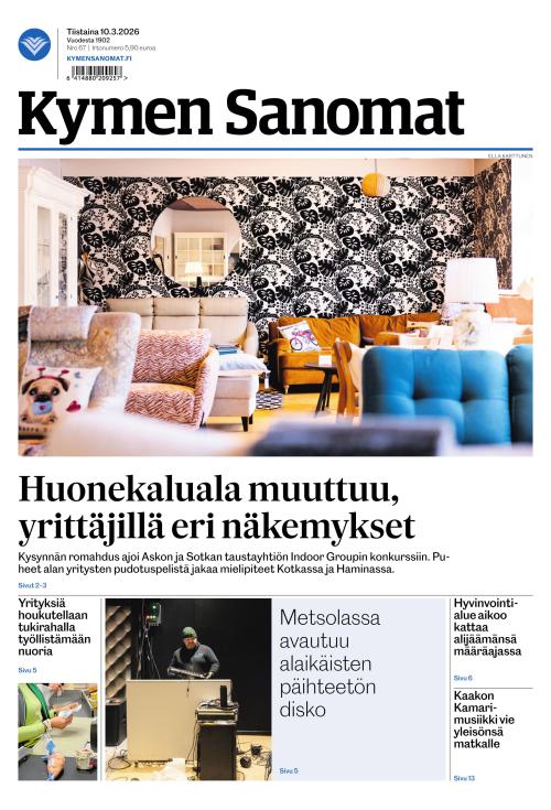 Kymen Sanomat 10.3.2026