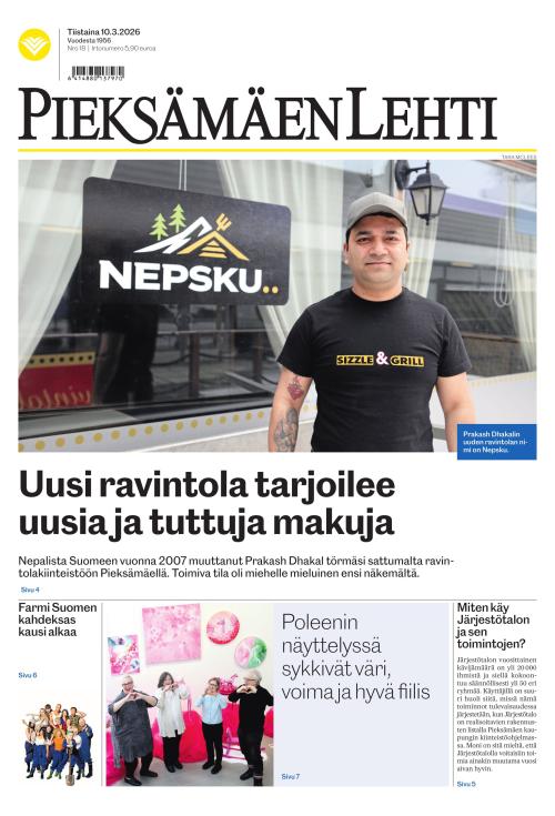 Pieksämäen lehti 10.3.2026