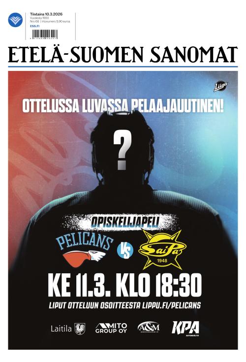 Etelä-Suomen Sanomat 10.3.2026