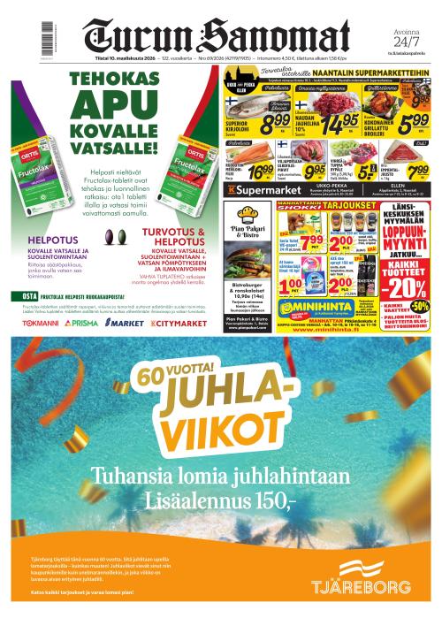 Turun Sanomat 10.3.2026