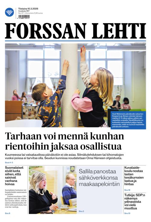 Forssan Lehti 10.3.2026