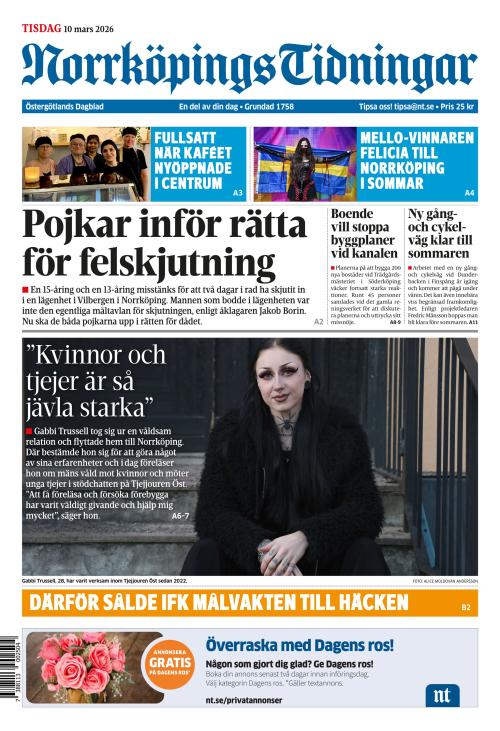 Norrköpings Tidningar 10.3.2026