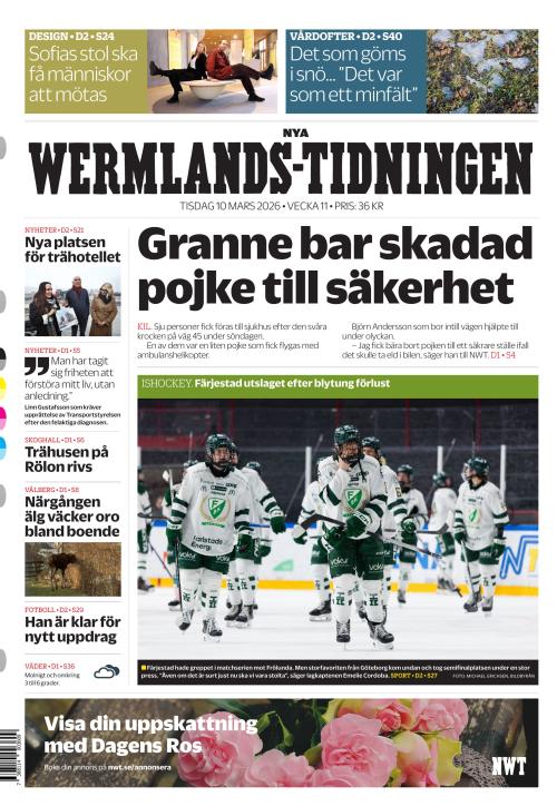 Nya Wermlands-Tidningen 10.3.2026